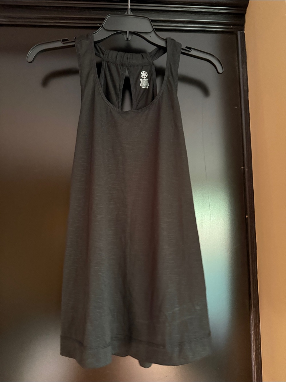 Black Gaiam Racerback Tank Top XS